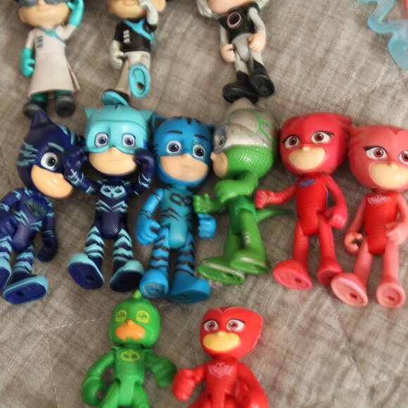 Large Lot of PJ Masks Characters Cat Boy Owlette Gecko - Picture 4 of 6